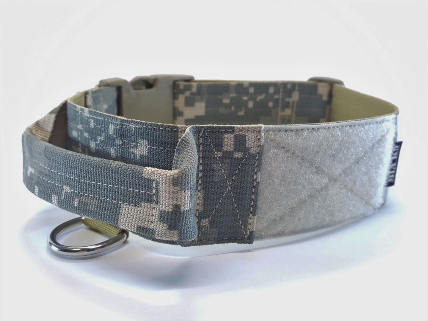 Tactical military dog collar with handle Universal Camo