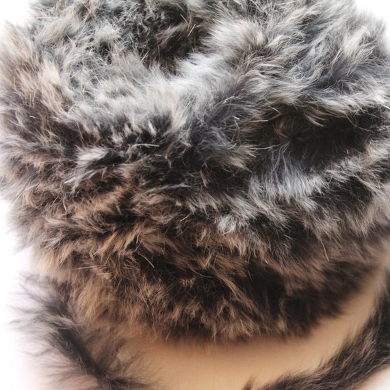 Rabbit Fur Yarn 10 meters trimming fur skin skin strips