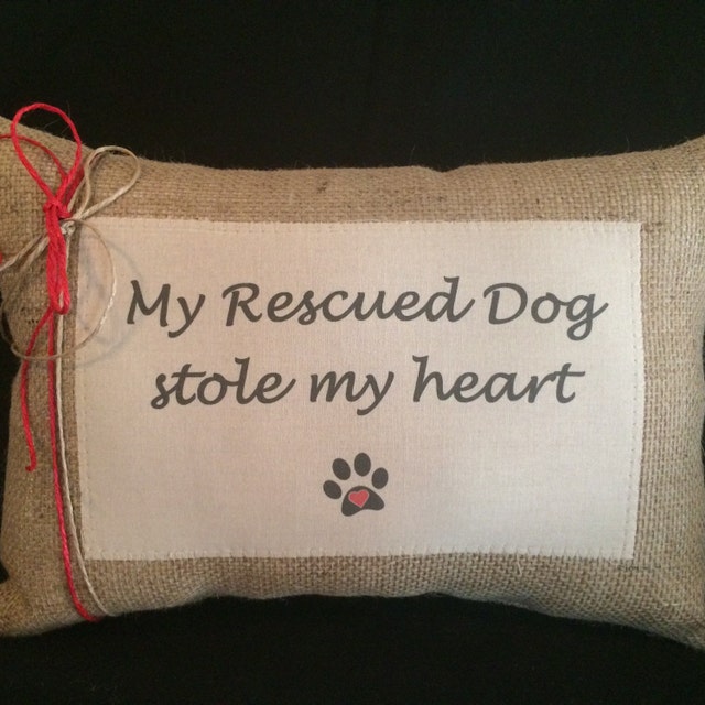 Pillows with sayings Dogs by WoofAndCompany on Etsy