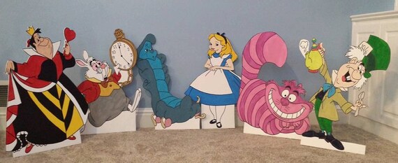 1 ONE 2ft Alice in Wonderland cutout/standee/prop. (choose any ...