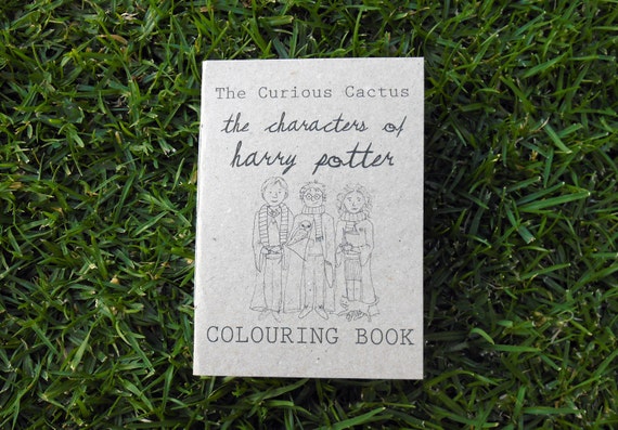 Items similar to The Characters of Harry Potter Colouring In Book on Etsy