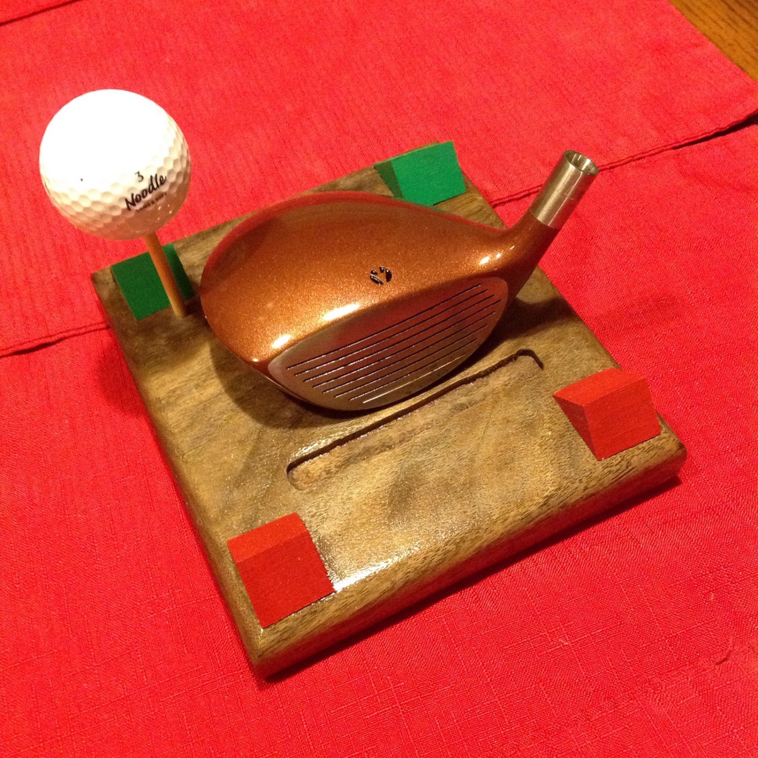 Golf Desk set golf accessories golf club pen by CustomCanesByJC