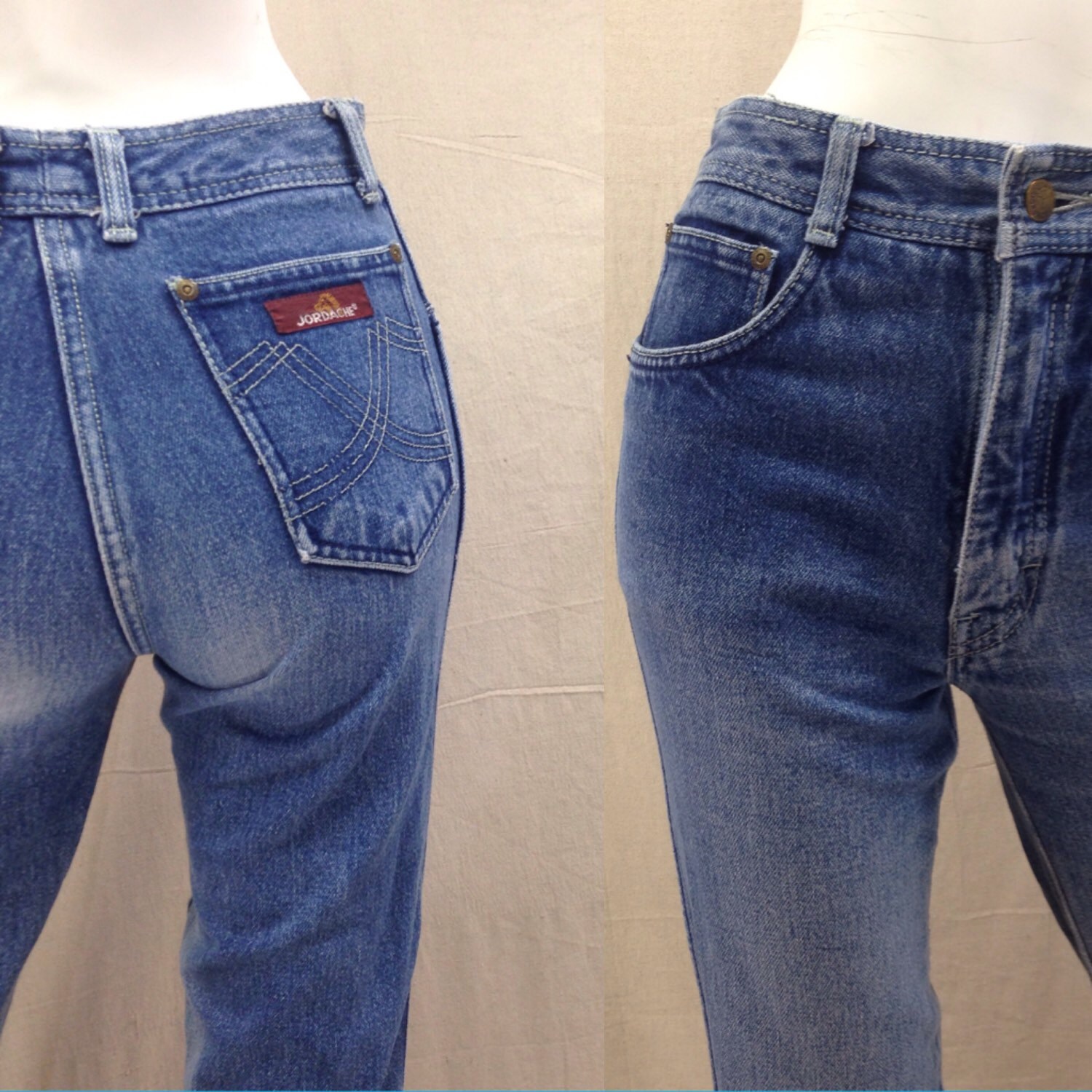 80s Jordache Jeans High Waisted Straight Leg // Vintage