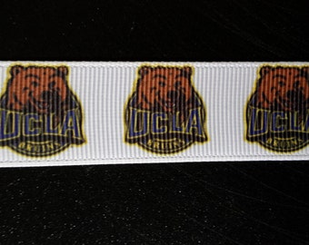 7//8/" ALABAMA CRIMSON TIDE MASCOT GROSGRAIN RIBBON BOWS PARTY DECORATIONS