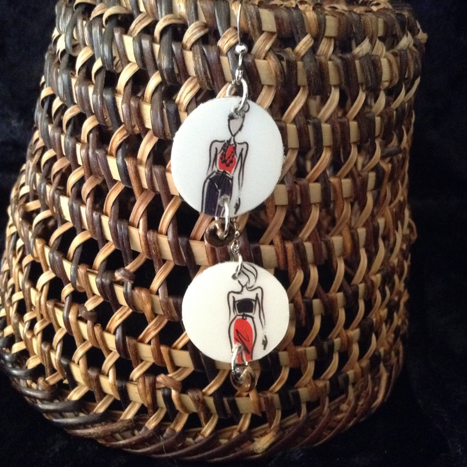 Novelty Gift/Fashion Model Earrings/Reclaimed