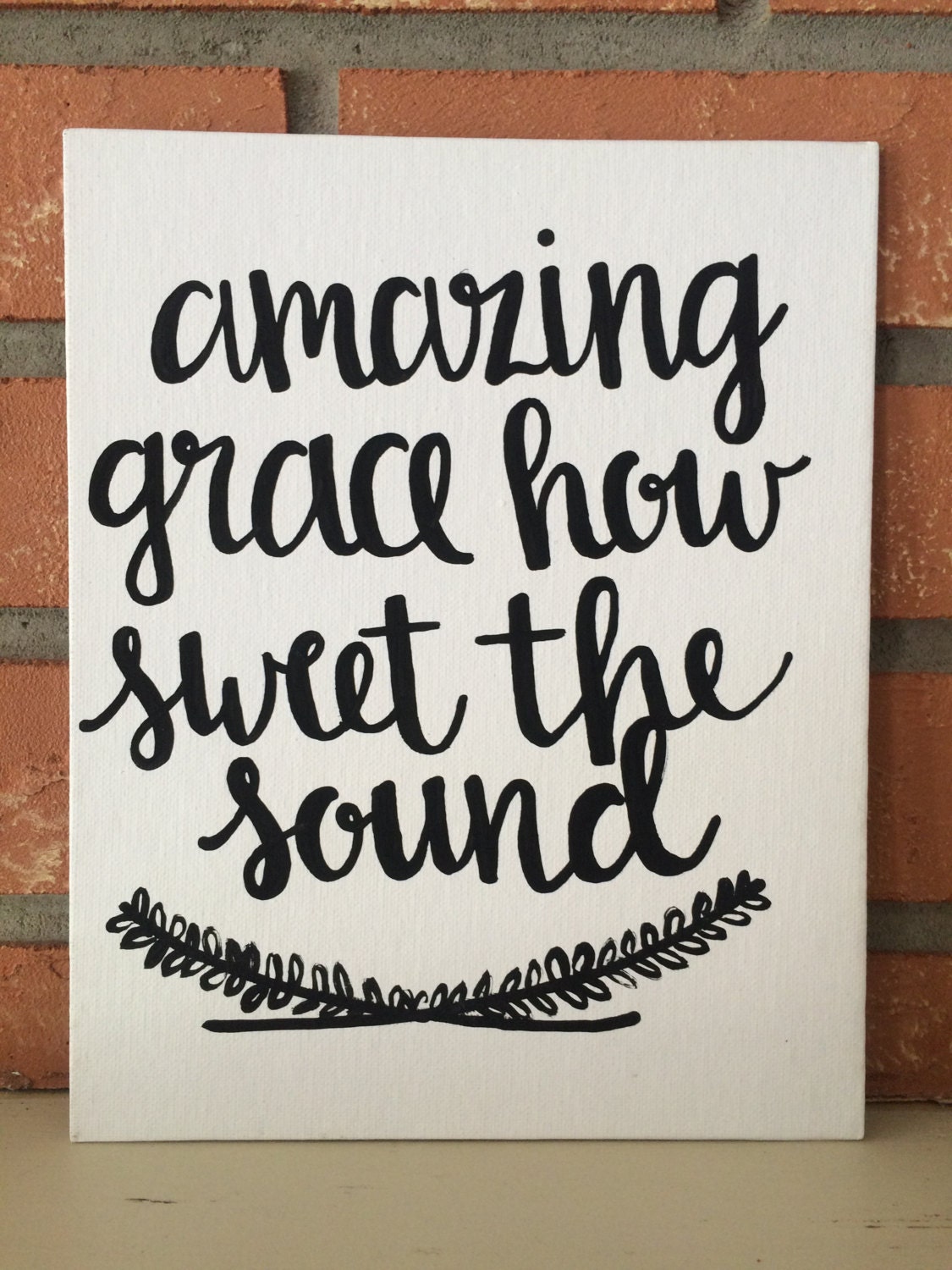 Amazing Grace Canvas By Thecanvasco On Etsy