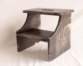 Wooden Step Stool – 2 Step – Pine