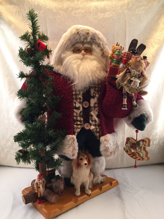 santa s best friend by dianesheirloomsantas on etsy santa s best friend by dianesheirloomsantas on etsy
