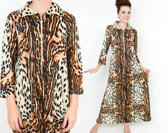 Leopard print robe | Etsy