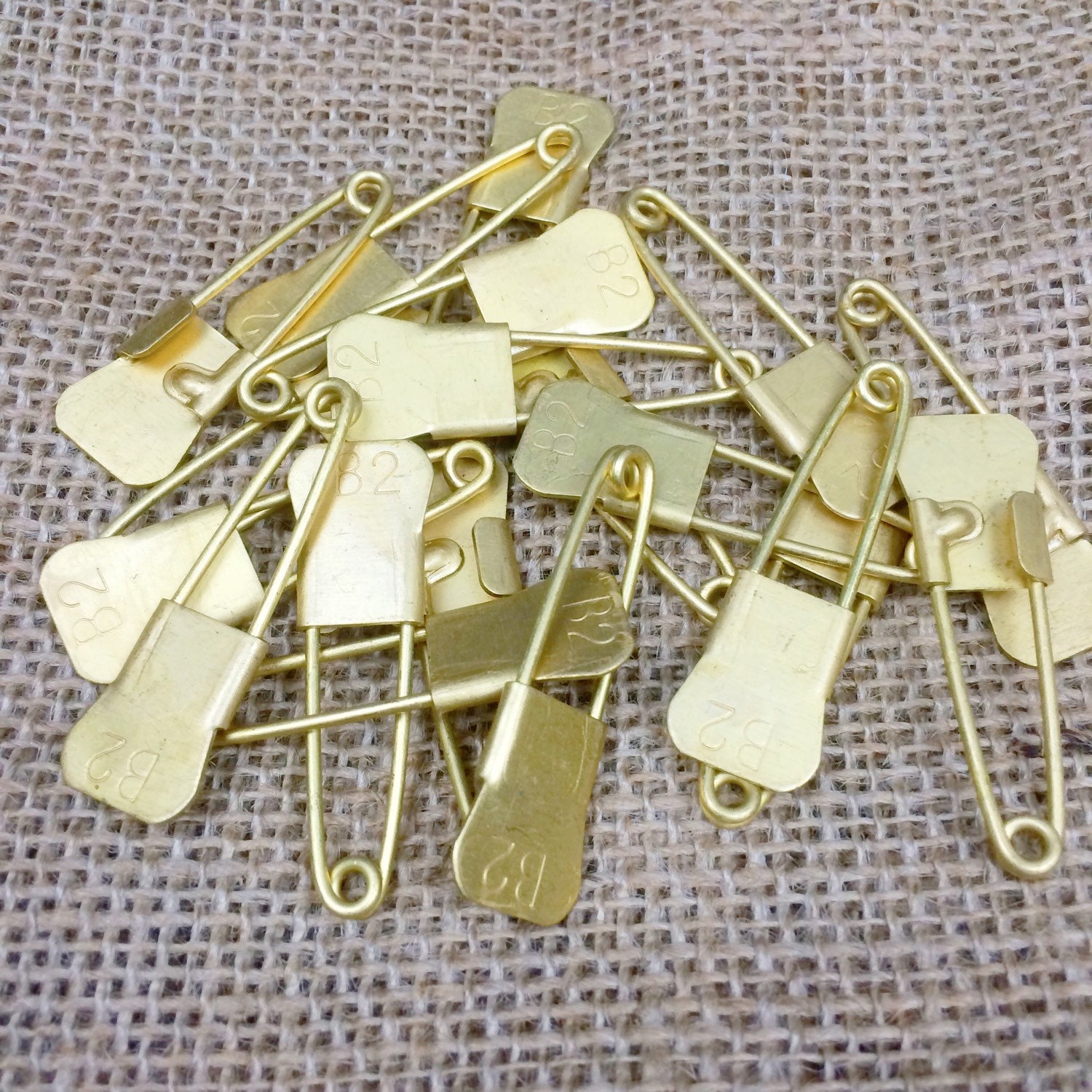 Vintage Military Brass Laundry Pins