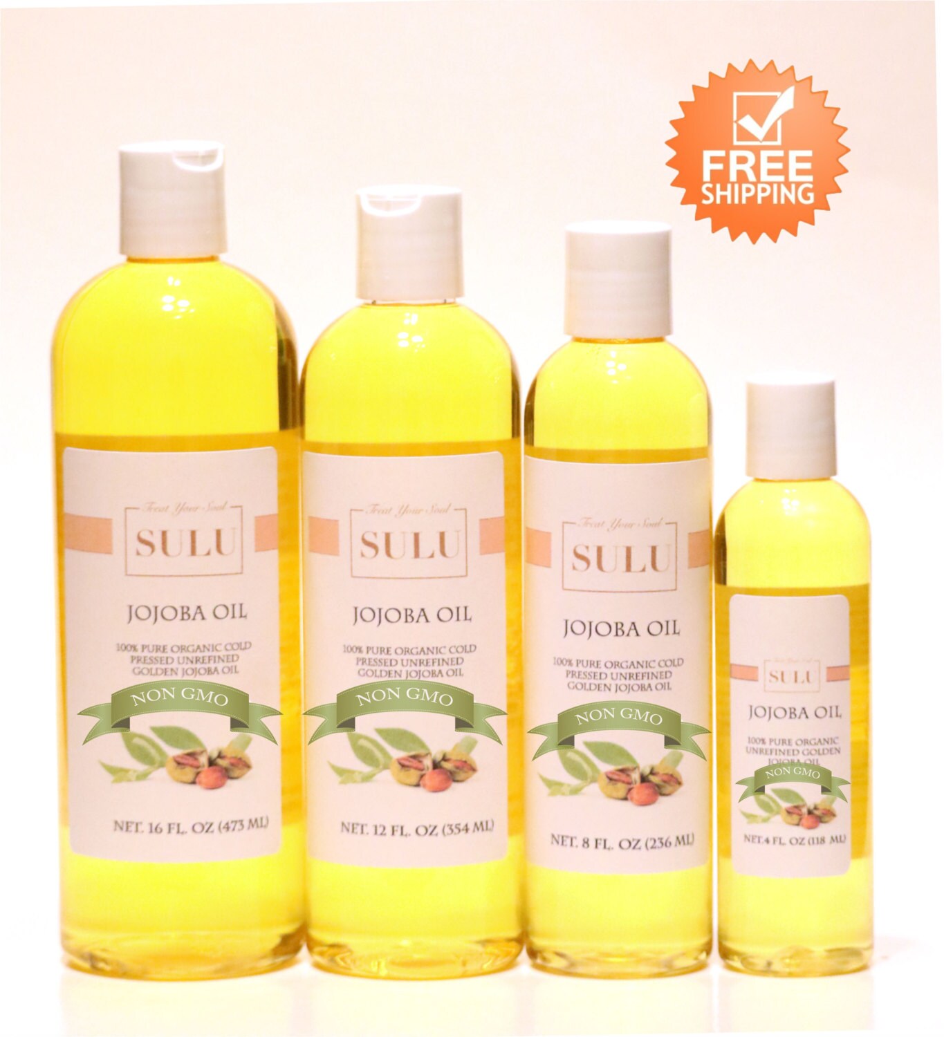 Organic Unrefined Golden Jojoba oil 100 pure by