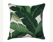 Banana Leaf Green OUTDOOR Pillow Cover, Swaying Palms Aloe Pillow Cover, Green Leaves Outdoor Pillow Cover, Tommy Bahama Palm Leaf Cover