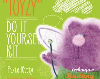 Tz-K003 Toyzy Kit «Pixie Kitty» -Technique Knitting