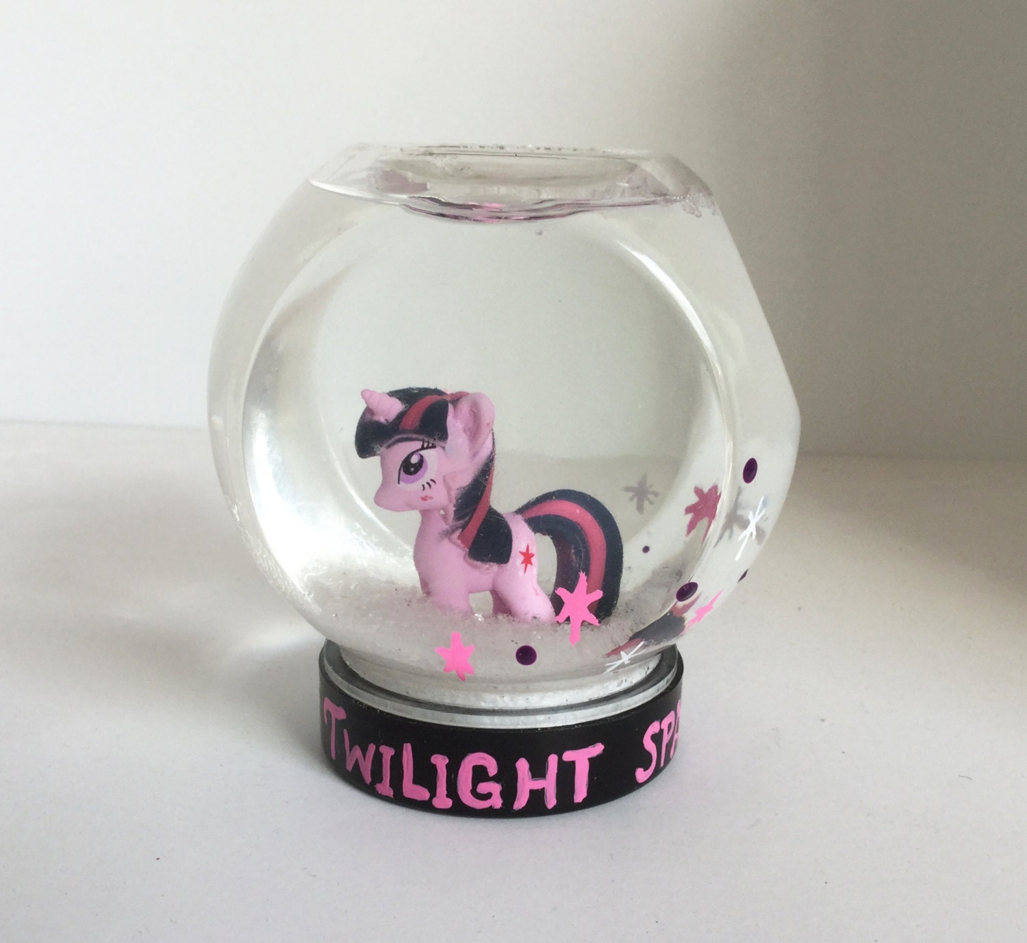 Personalized Snowglobes My Little Pony Snow Globe Twilight