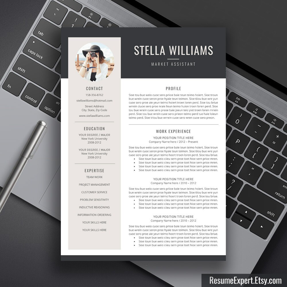 Professional Resume Template Creative Resume by ResumeExpert