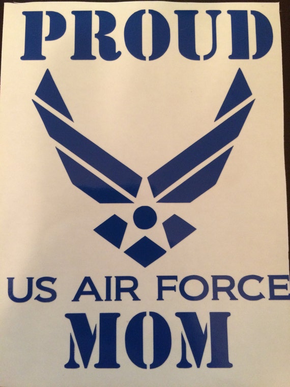 Download Air Force Mom Car Decal Air Force Mom Vinyl Decal Proud