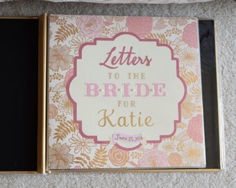 Letters to the Bride Scrapbook 12x12 - Custom Made