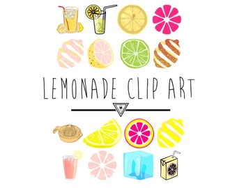 Lemonade clipart | Etsy