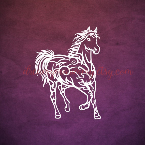 Download Horse Vector File Horse Papercut Template SVG Cutting Files