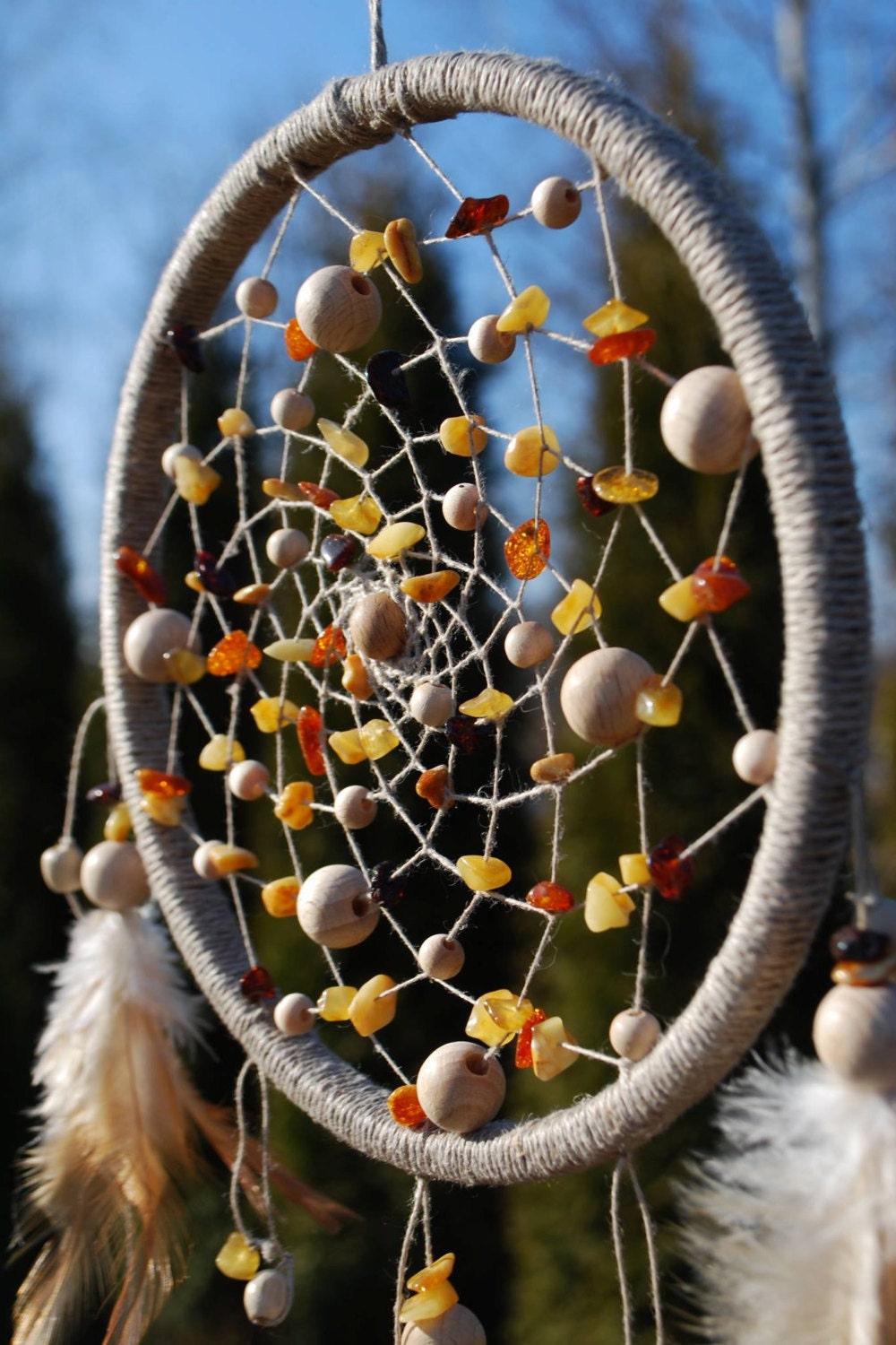 Hand Made Dream Catchers from natural materials by CakotavaDesign