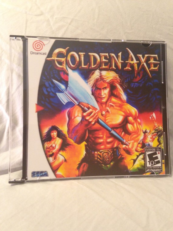 Golden Axe DC Remake Custom Sega Dreamcast Game.