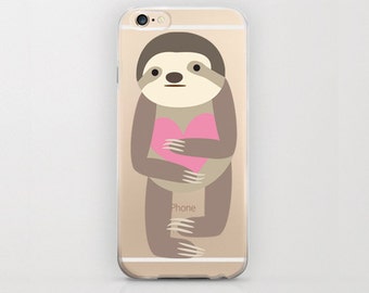 Sloth iPhone 6 Case iPhone 6s Mammal Adorable Phone Case iPhone 6s Cute Case iPhone 6 Adorable Case Brown Sloth Mammal Animal Megalonychidae
