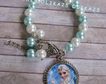 Girls bracelet Frozen bracelet Disney frozen Bracelet girls Jewerly Elsa birthday Gift bracelet Elsa party Girls bracelet Elsa bracelet