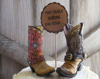 Rustic Cake Topper Wedding Western Country Cowboy Rustic Cake Topper Wedding Western Country Cowboy