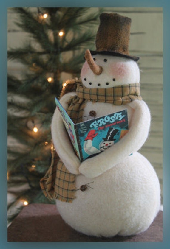 snowman jack deluxe cloth doll