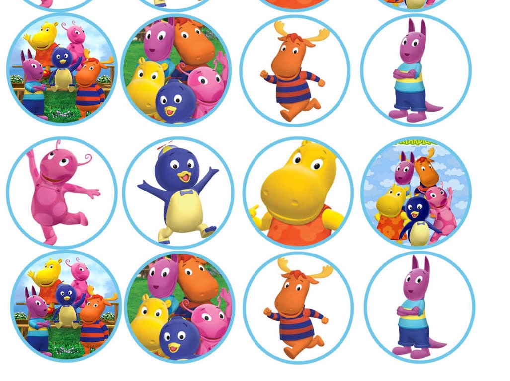 Backyardigans Cupcake Toppers