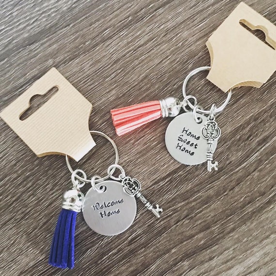 Home Sweet Home / Home key chains / Thank you gift