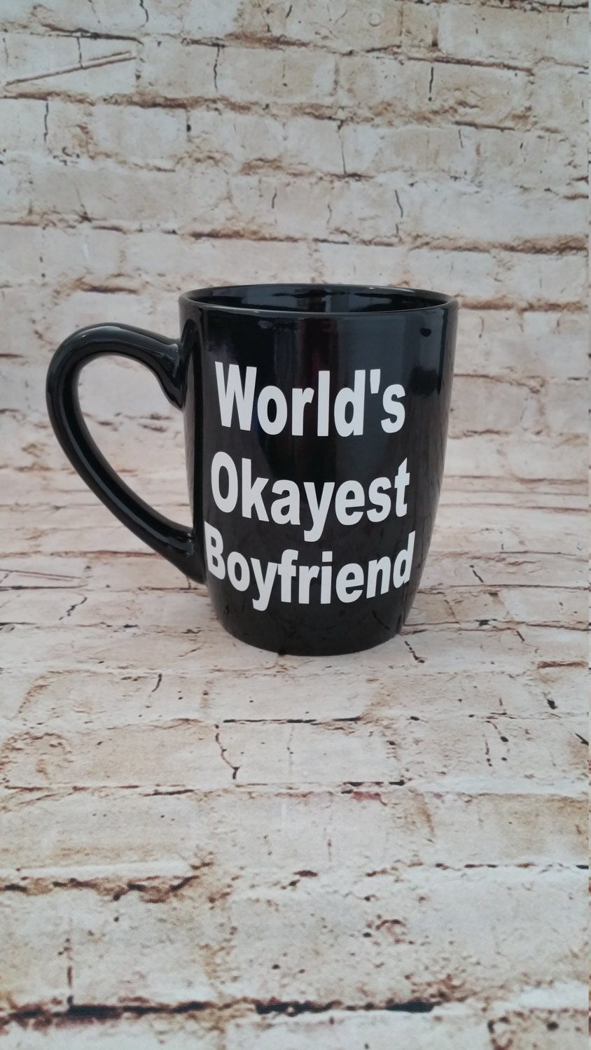 Boyfriend Mug Personalized Coffee Mug by TraceysTrendyVinyl