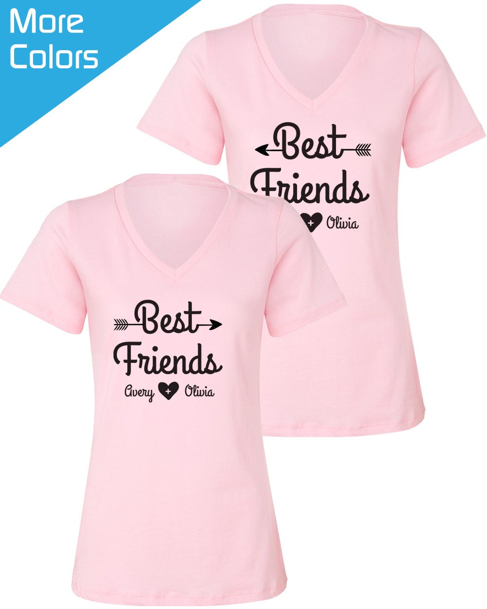 Matching Best Friend Shirts BFF Set Best Friends Shirts