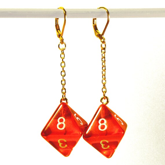 D&D D8 Earrings