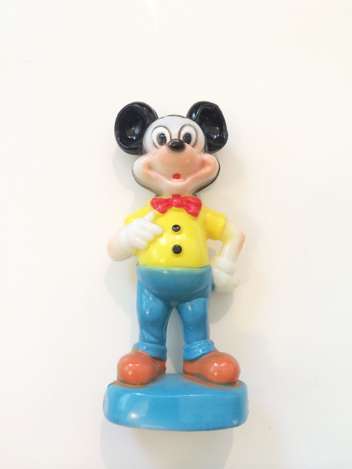 Vintage Mickey Mouse Plastic Toy