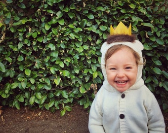 Where The Wild Things Are Crown, Max Crown, Wild One, Wild Rumpus Party Supplies, First Birthday, Wild Things Costume, Crown Photo Prop