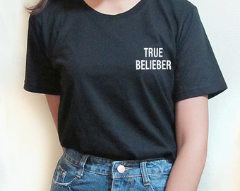Justin Bieber Black White T-shirt Tumblr Shirt Graphic T Shirts Girl Tee funny tee funny tshirt graphic tee