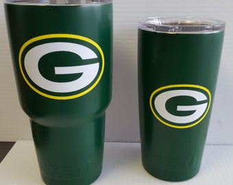 Green Bay Packers YETI 30oz Yeti Rambler Tumbler personalized or OZARK Rambler