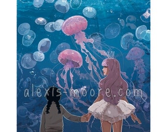 Princess Jellyfish Kuragehime Poster Print