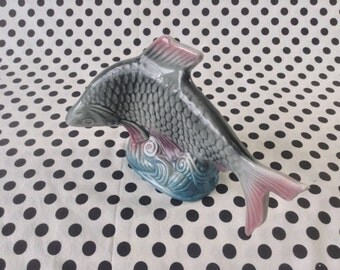 Vintage~Ceramic Trout Figurine~Beautiful Details