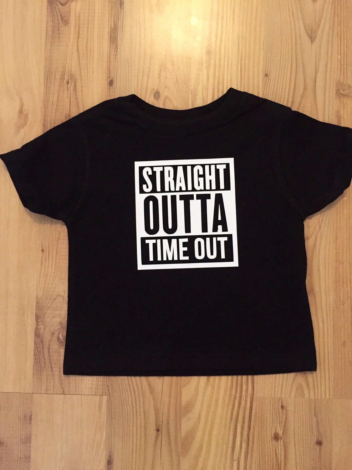Straight Outta Time Out Shirt Kid's Graphic Tee by MaywindMarket