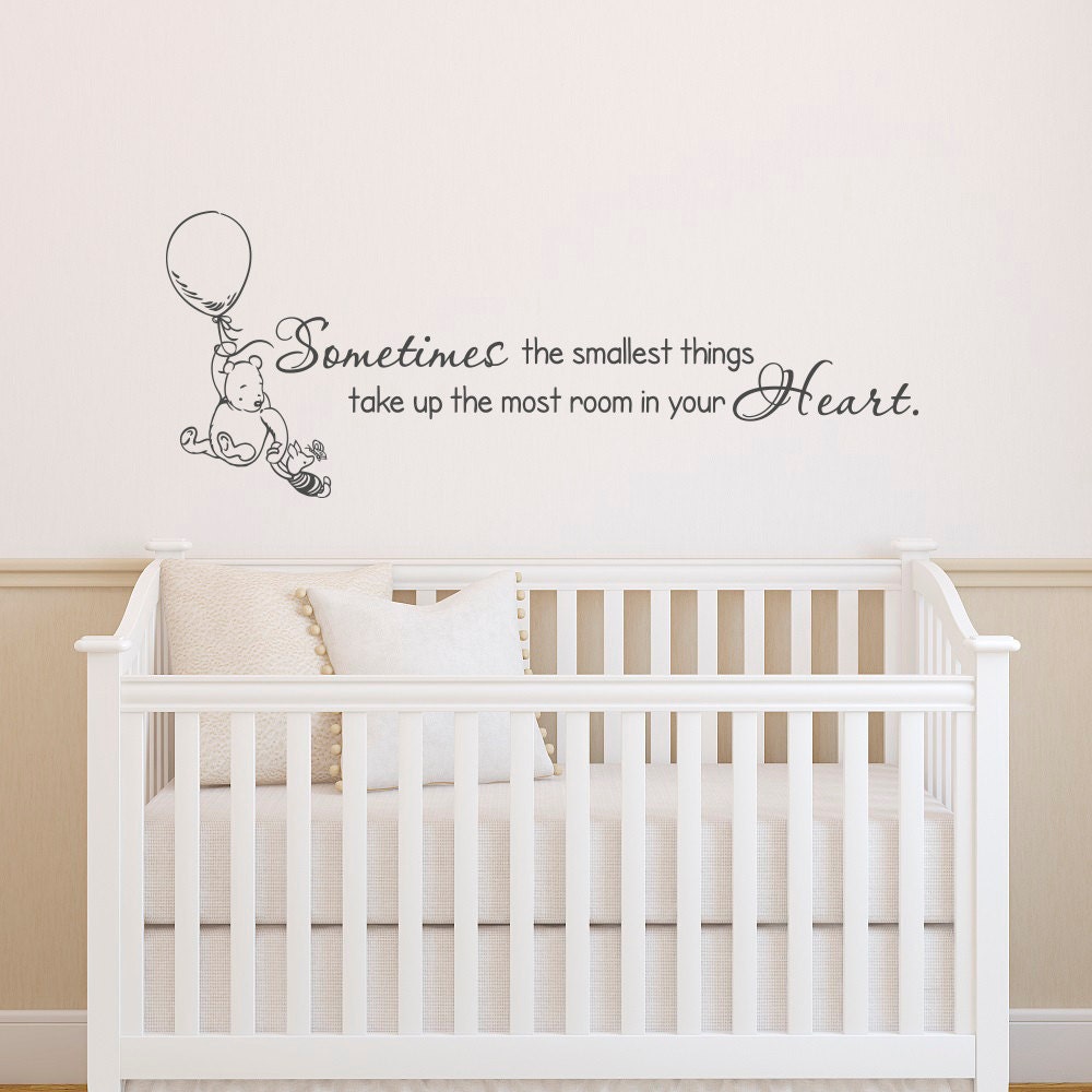Classic Winnie The Pooh Wall Decals Quotes Sometimes The