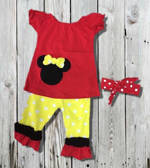 yellow red and black outfit