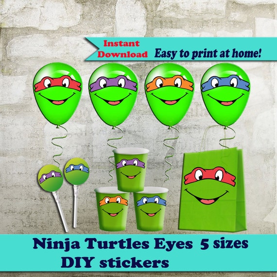 Ninja Turtles Eyes Ninja Turtles Eyes DIY by OctopusDigitalStore