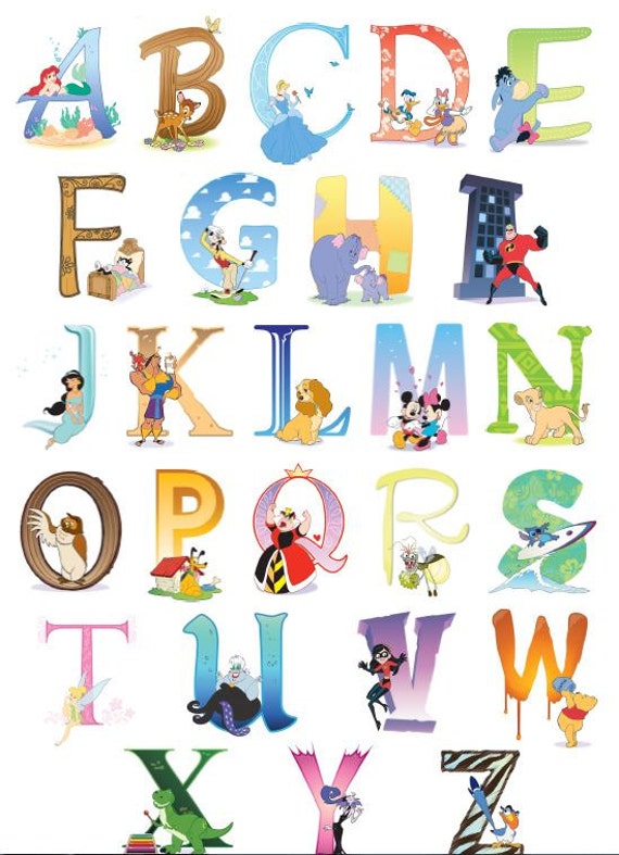 disney-alphabet-chart-for-the-nursery-wall-decor-abc