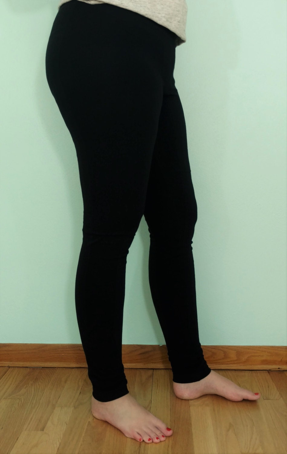 Women's extra tall leggings black extra long 37 by sixandaquarter