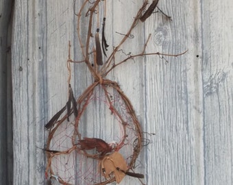 Natural Native American Dream Catcher-Eagle Dream Catcher-Feather Dream Catcher-Vine Dream Catcher-Native American Dream Catcher-Vine