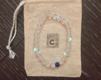 Mood bracelet with Color-Changing Quartz Beads