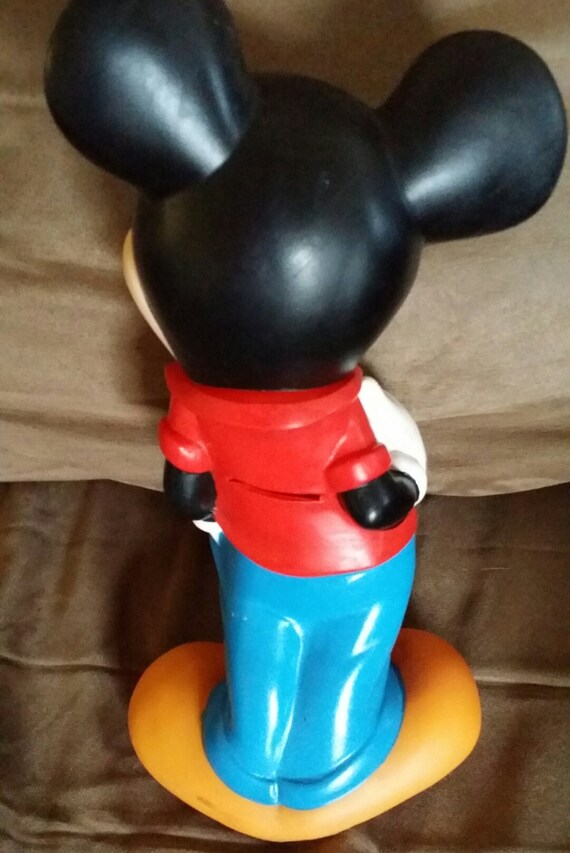 Vintage Mickey Mouse bank collectible bank plastic Mickey