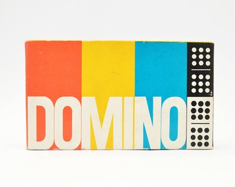Vintage DOMINOE Set 55 Pieces // Double Nine Domino Set